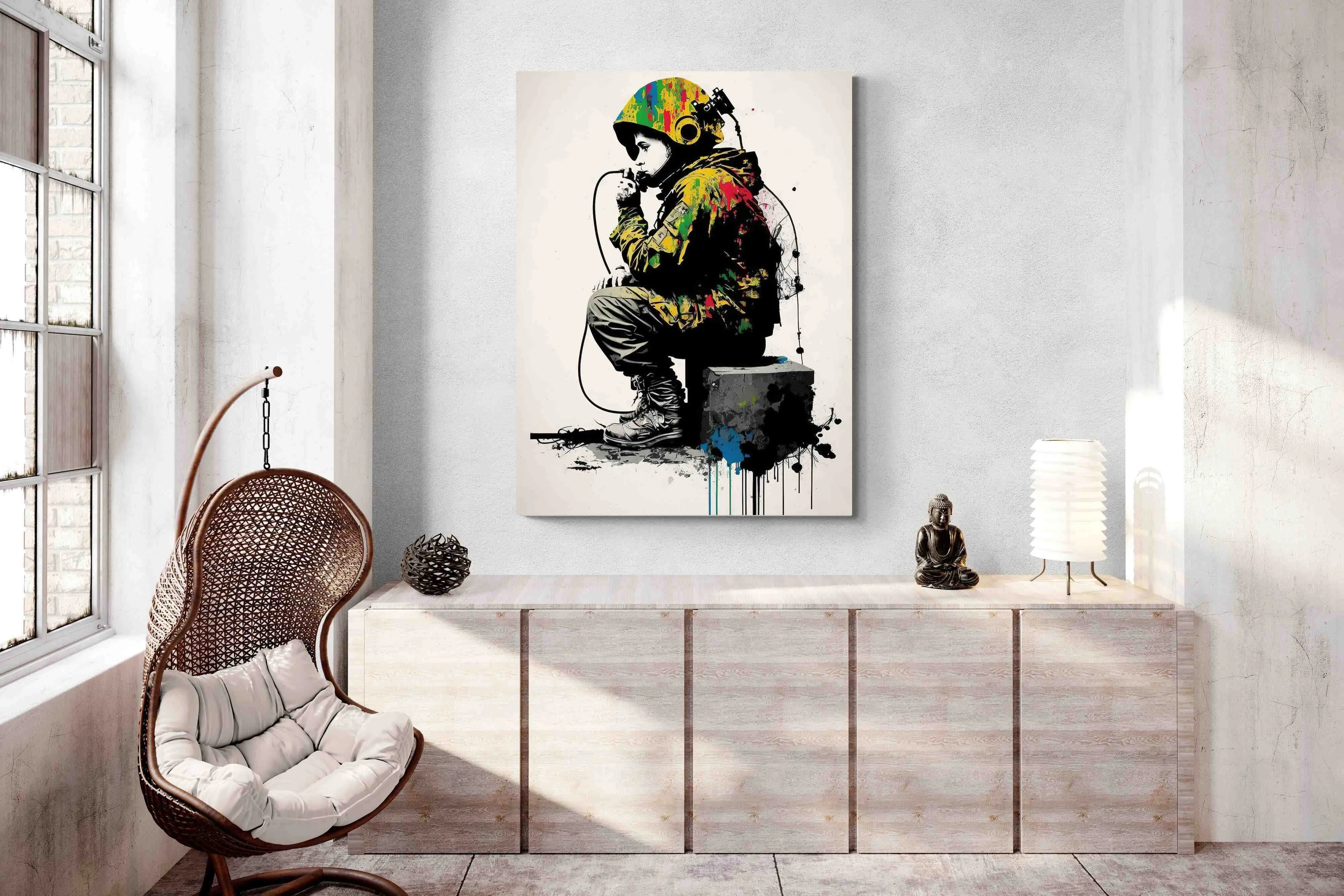 Banksy Astronaut