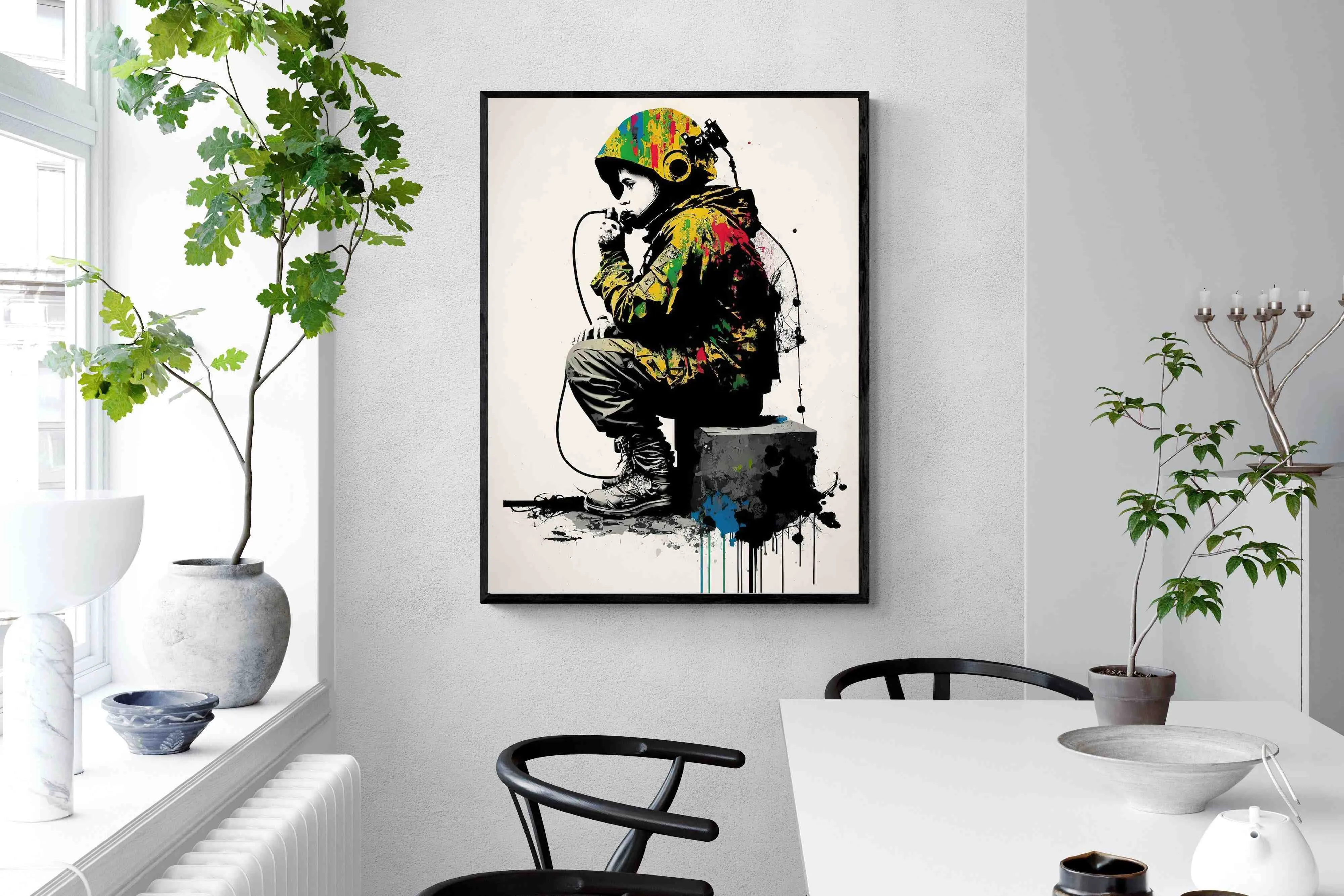Banksy Astronaut