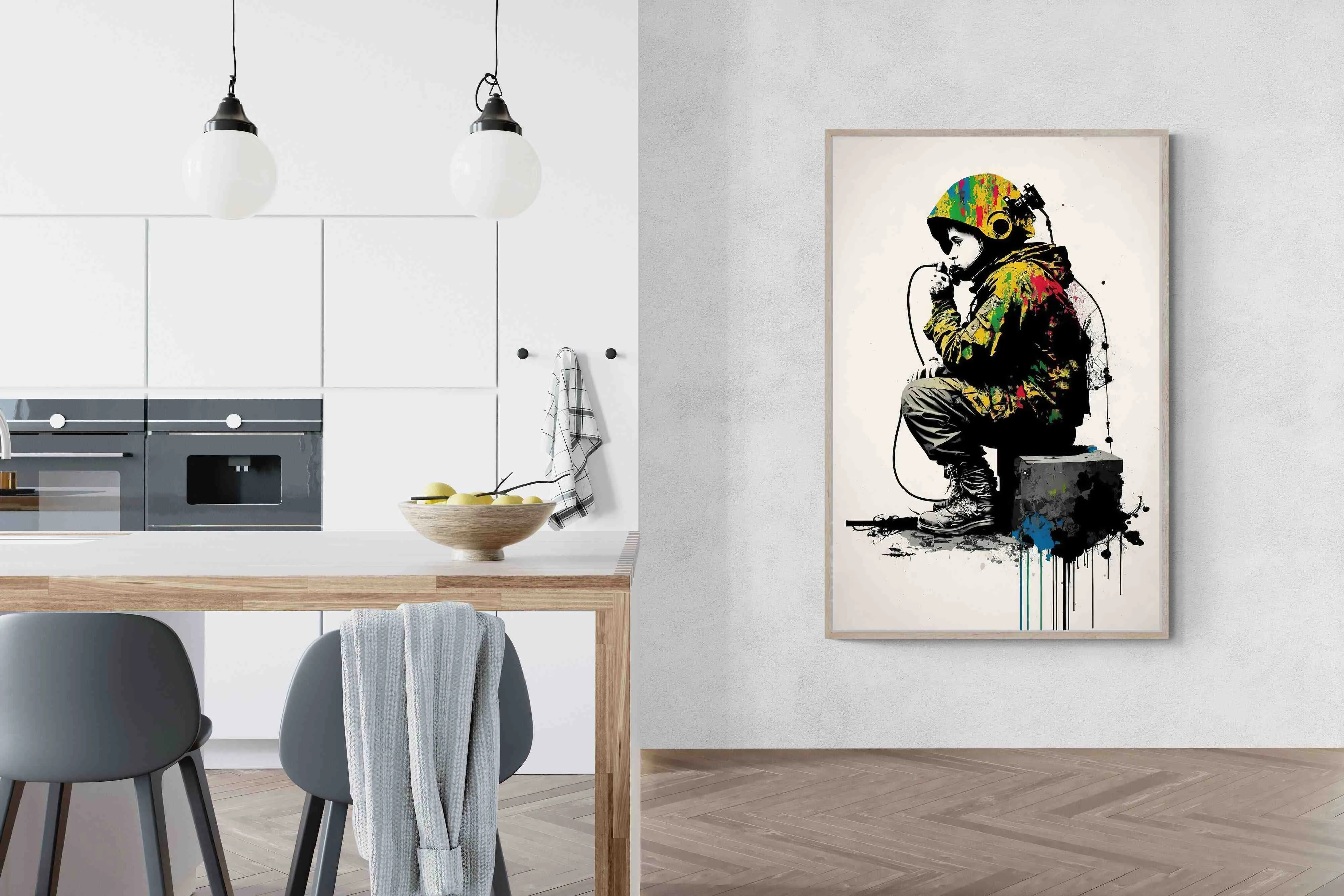 Banksy Astronaut