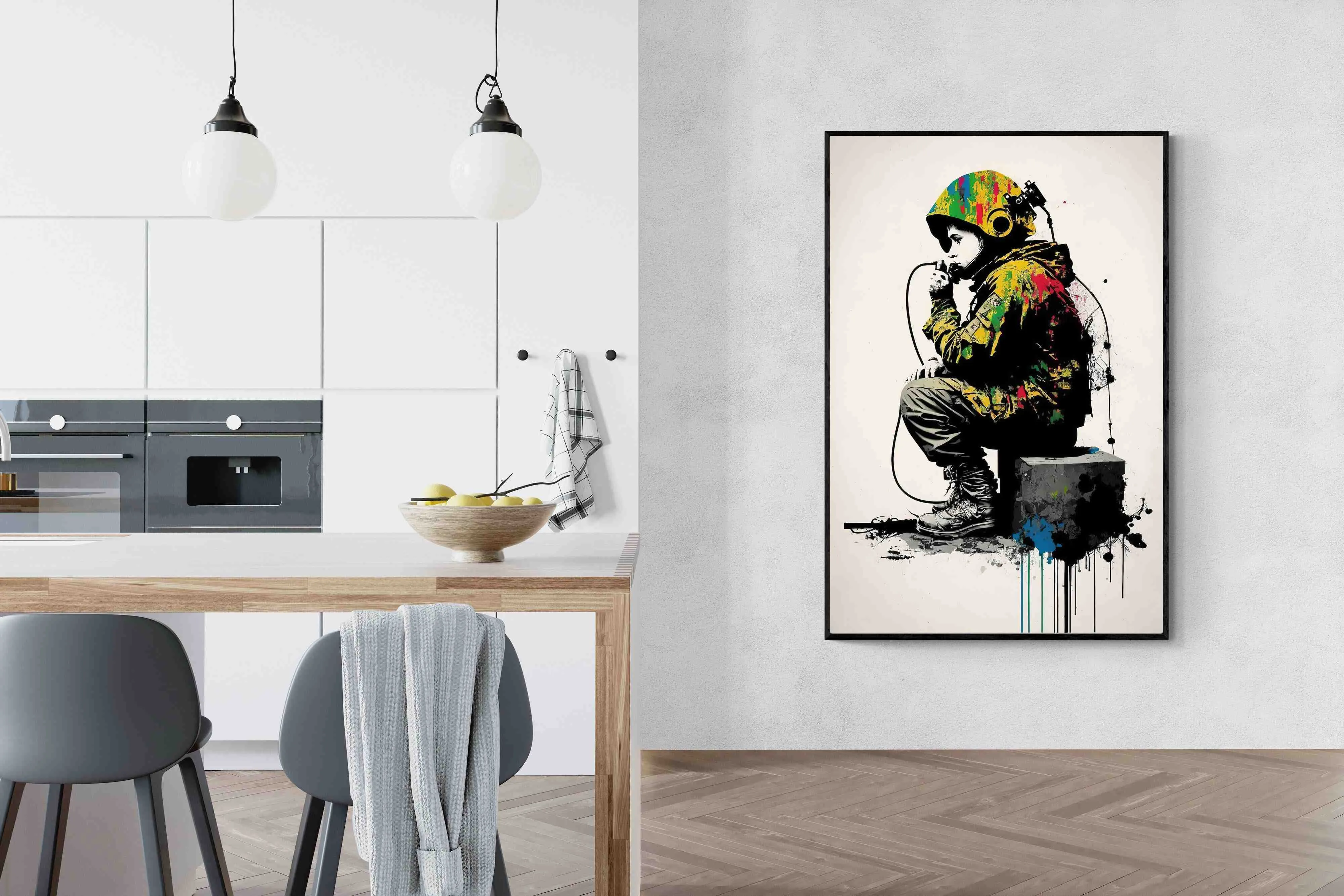 Banksy Astronaut