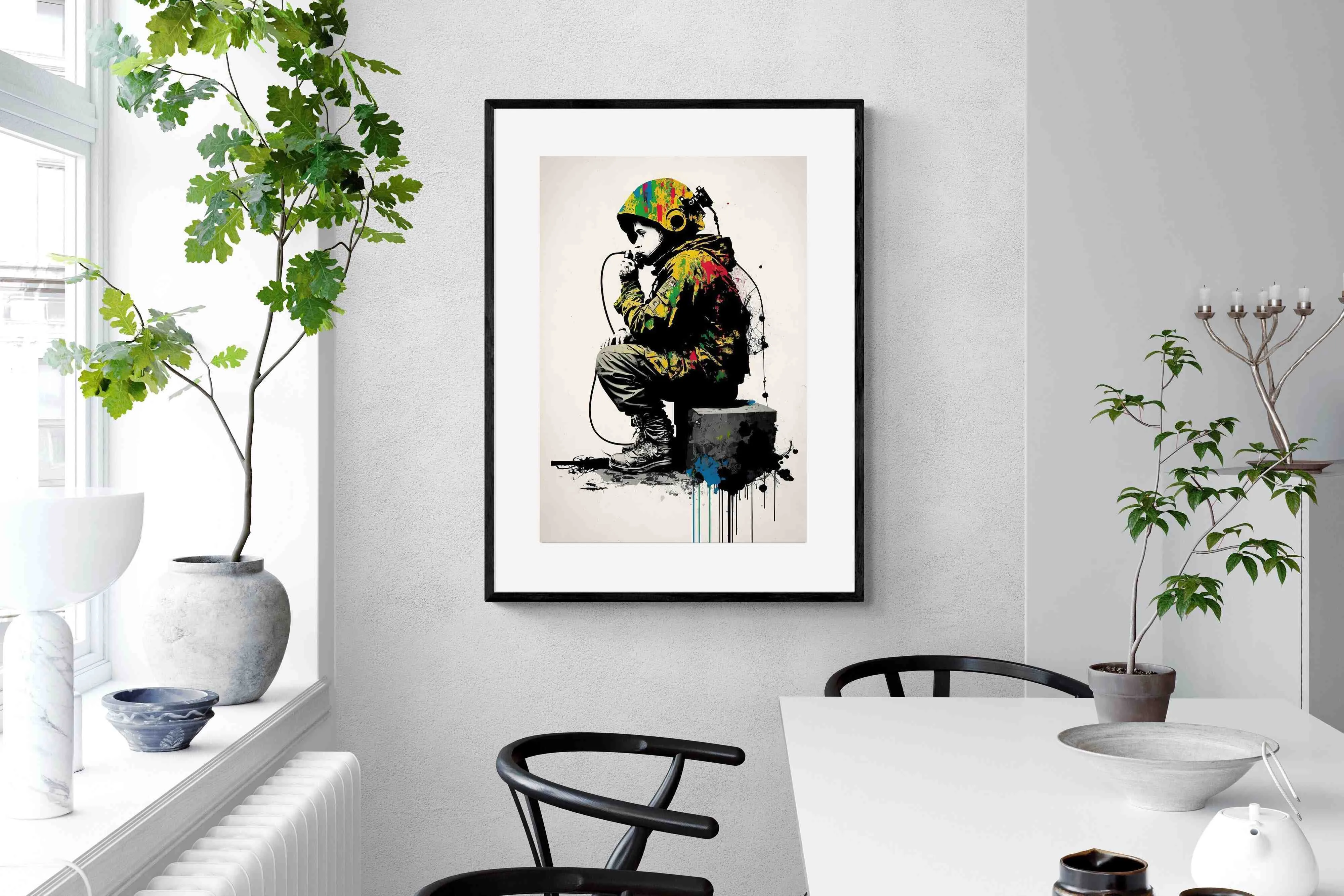 Banksy Astronaut