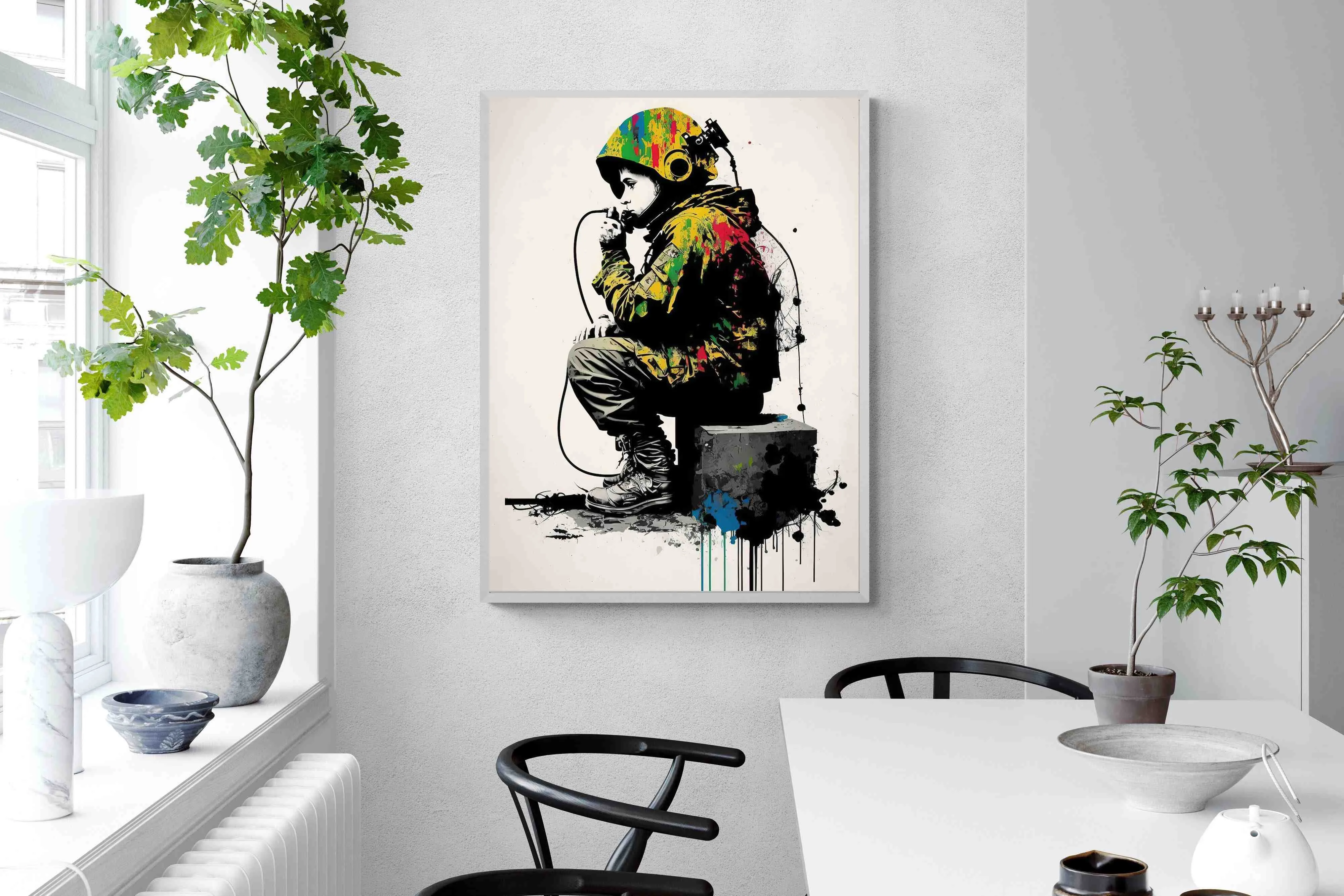 Banksy Astronaut