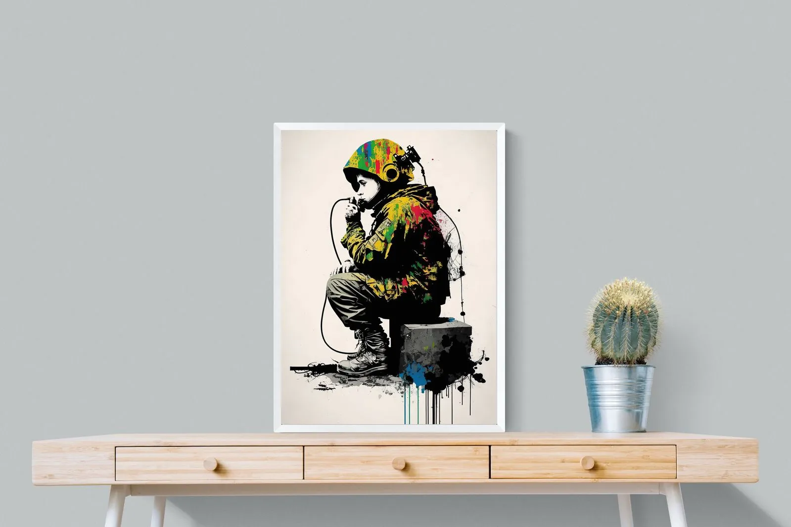 Banksy Astronaut