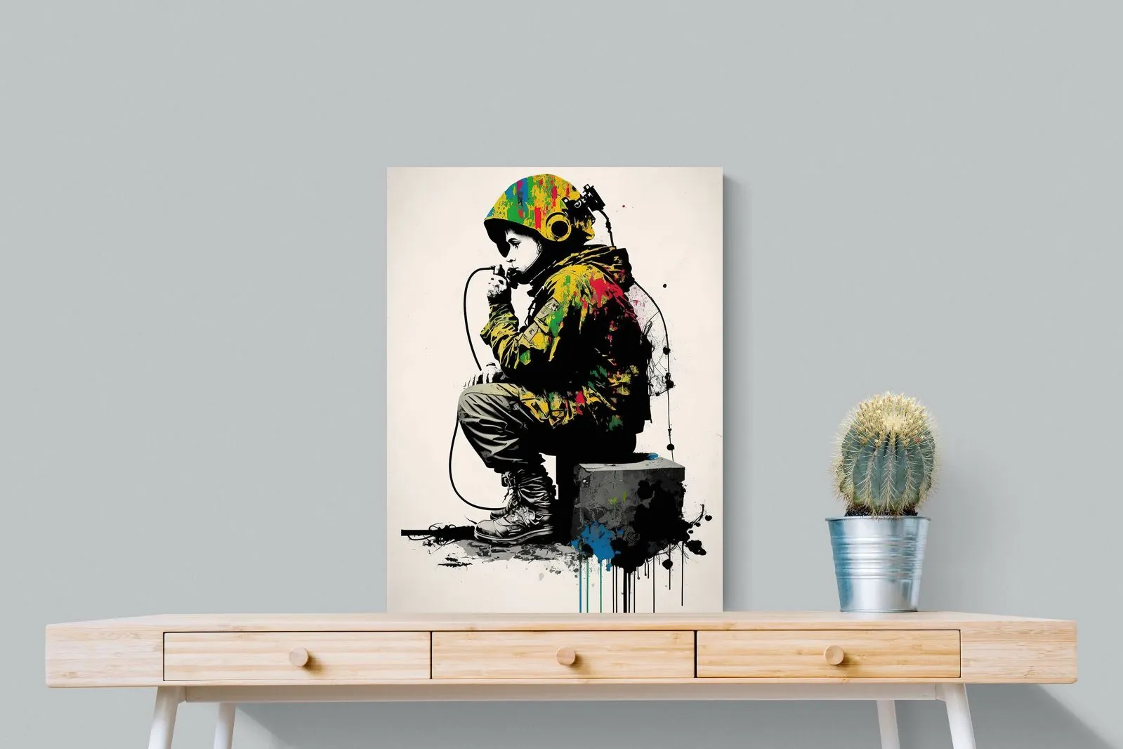 Banksy Astronaut