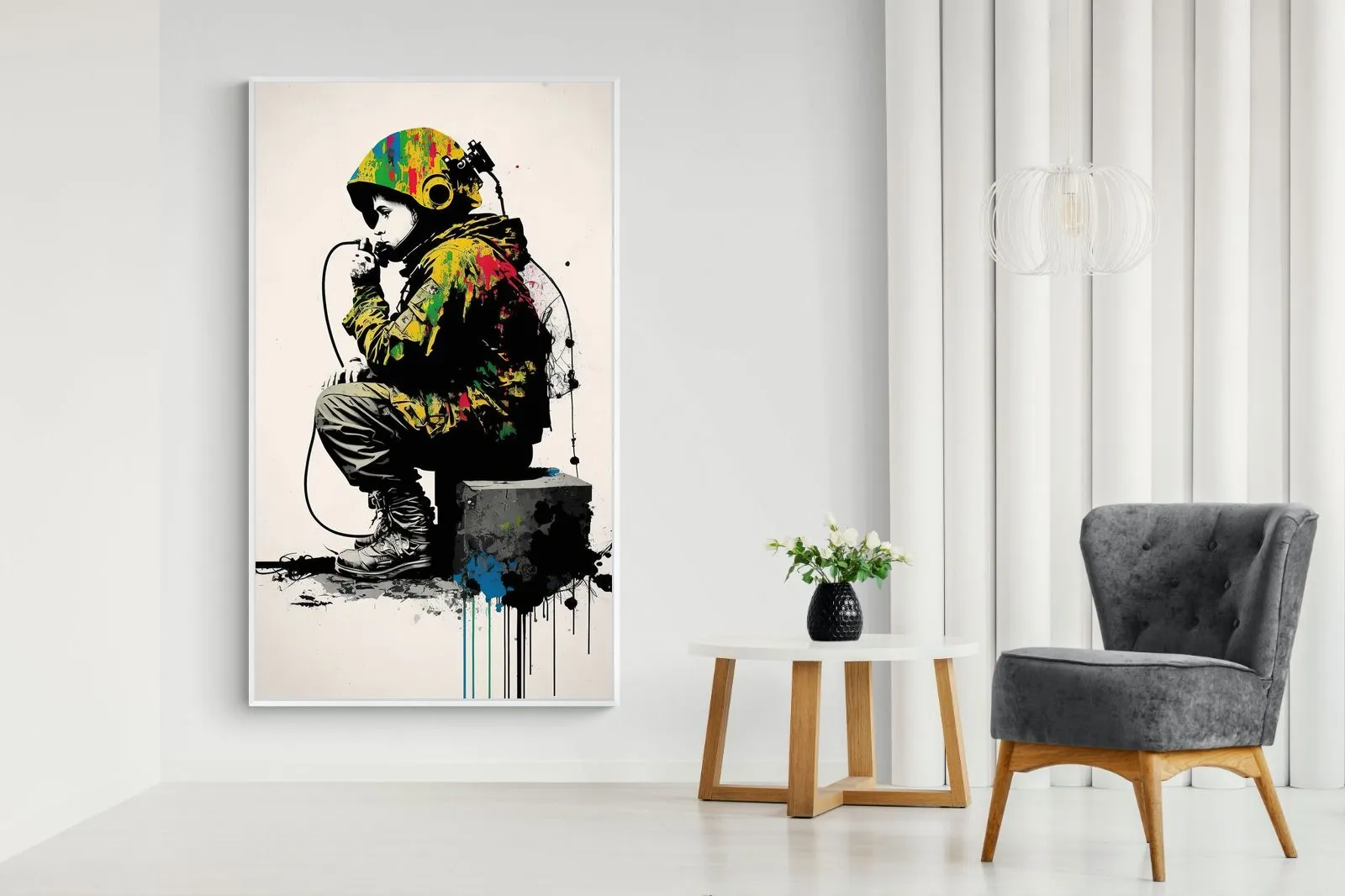 Banksy Astronaut