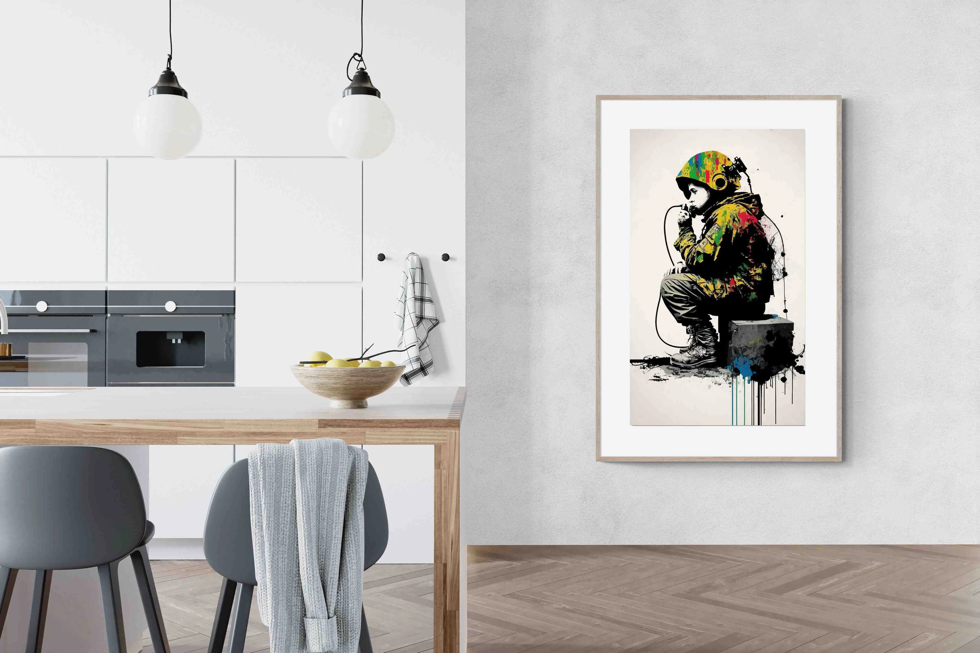 Banksy Astronaut