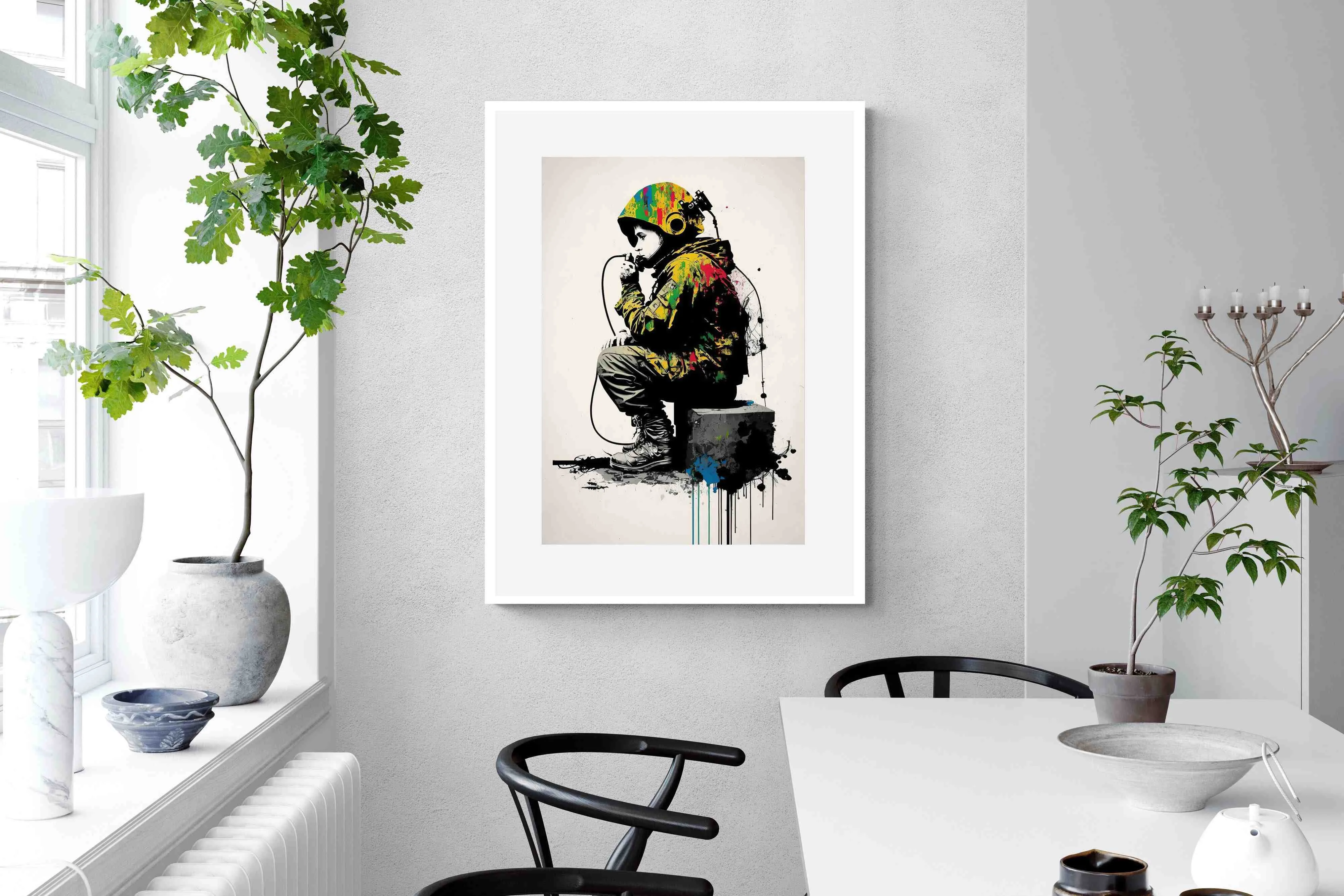 Banksy Astronaut