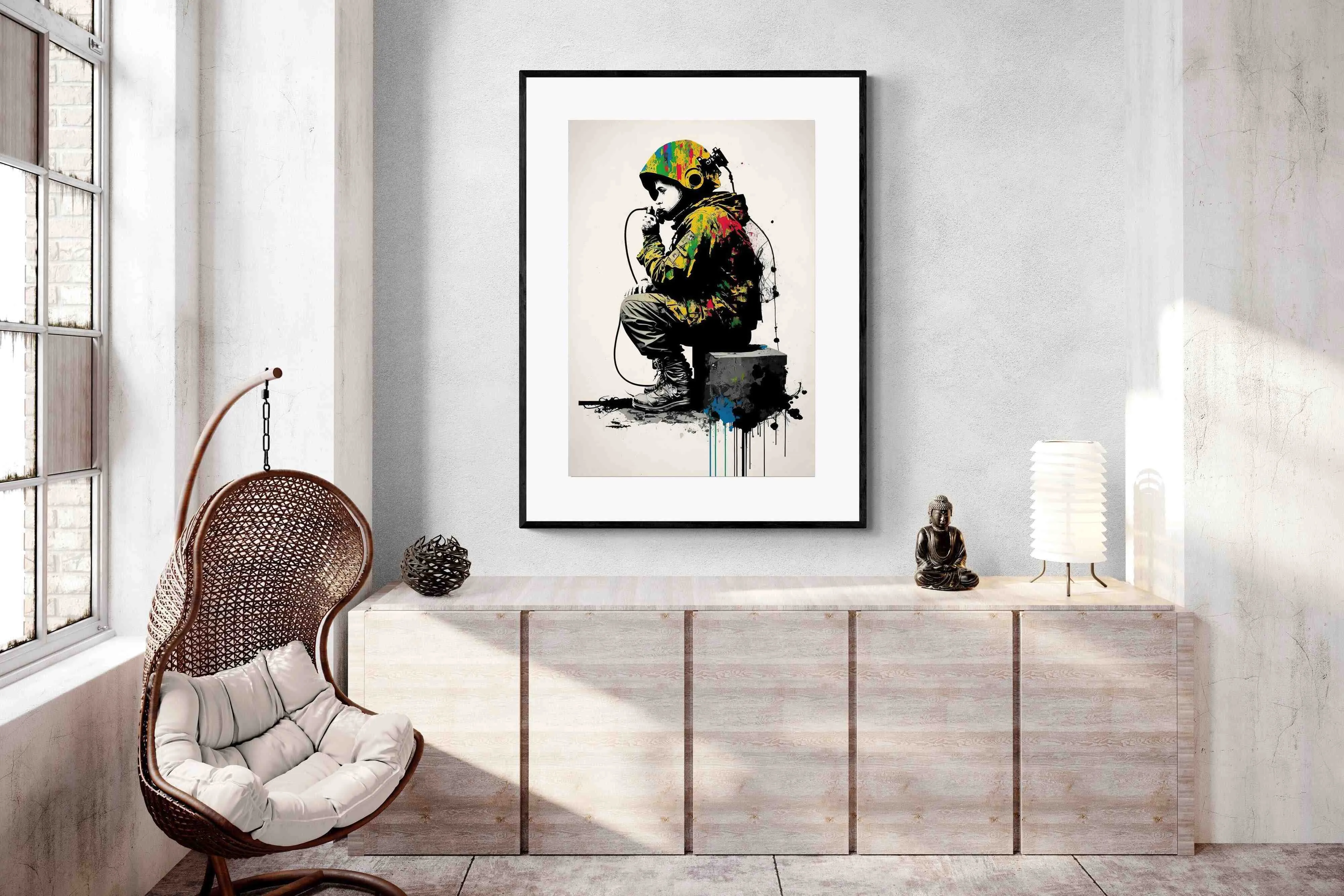Banksy Astronaut