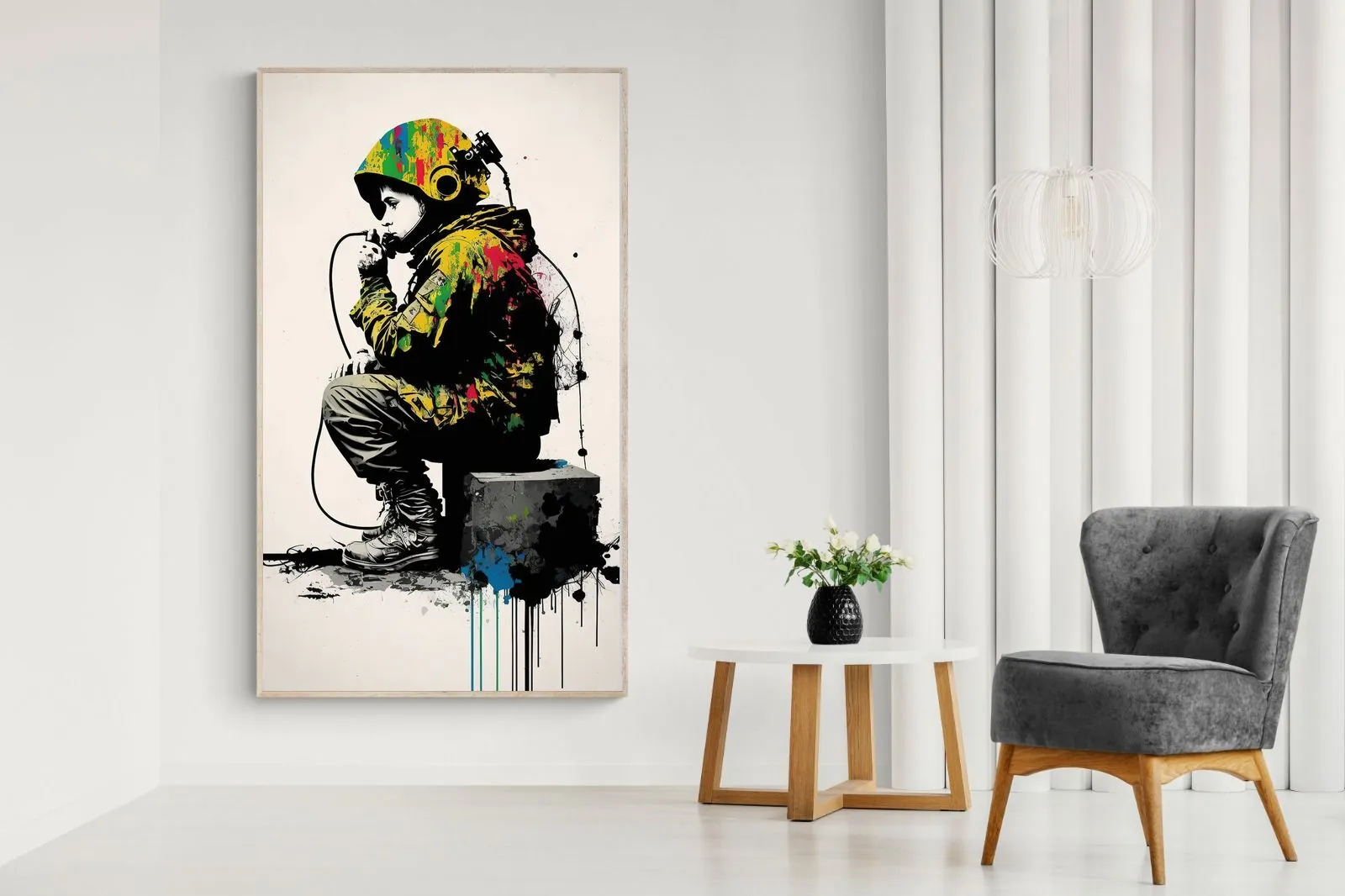 Banksy Astronaut