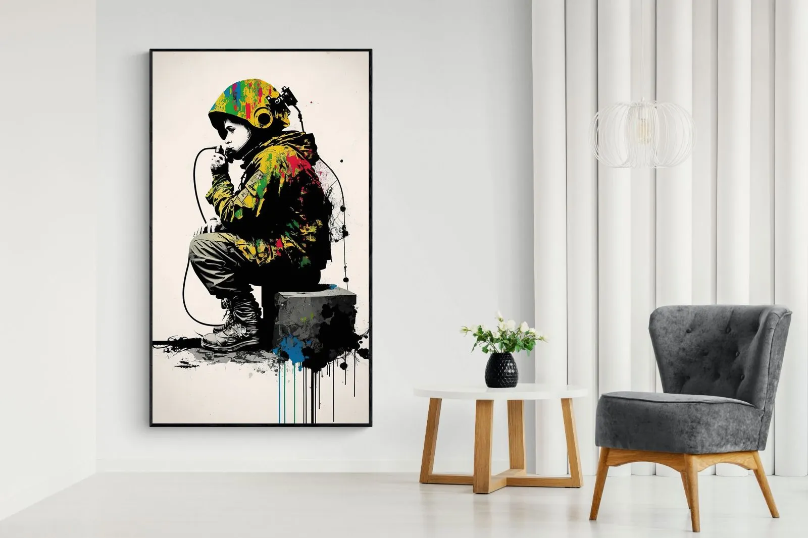 Banksy Astronaut