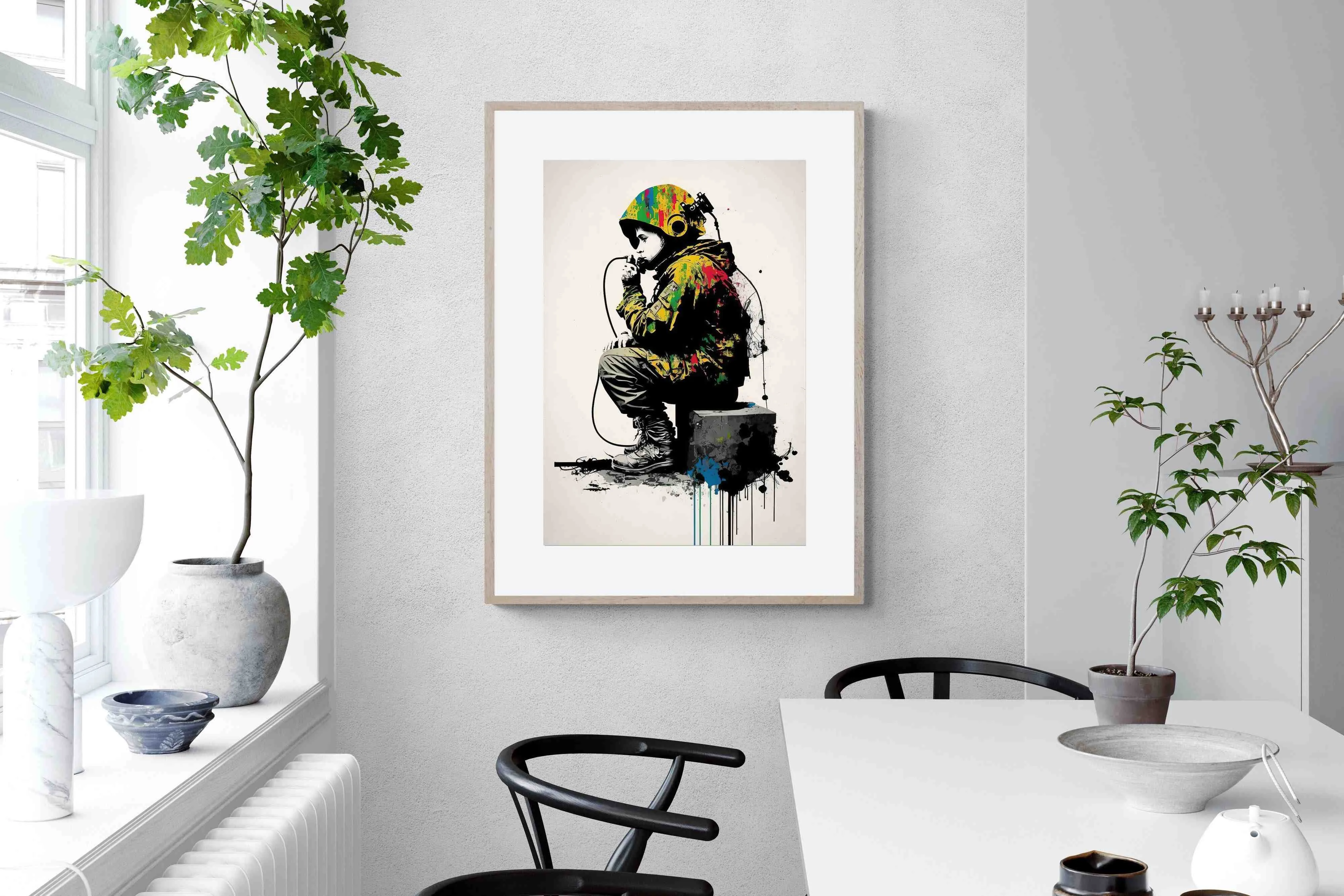 Banksy Astronaut