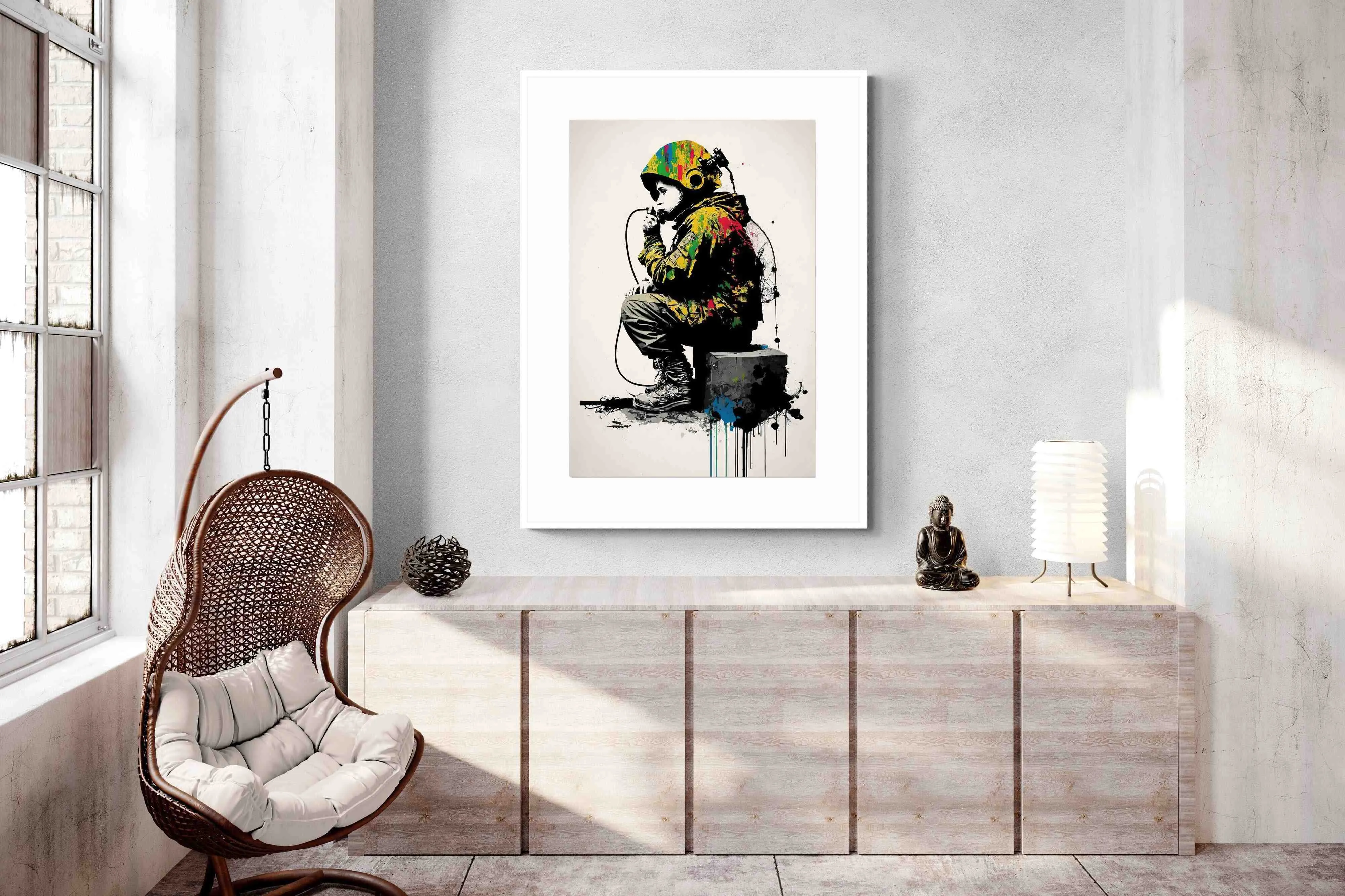 Banksy Astronaut