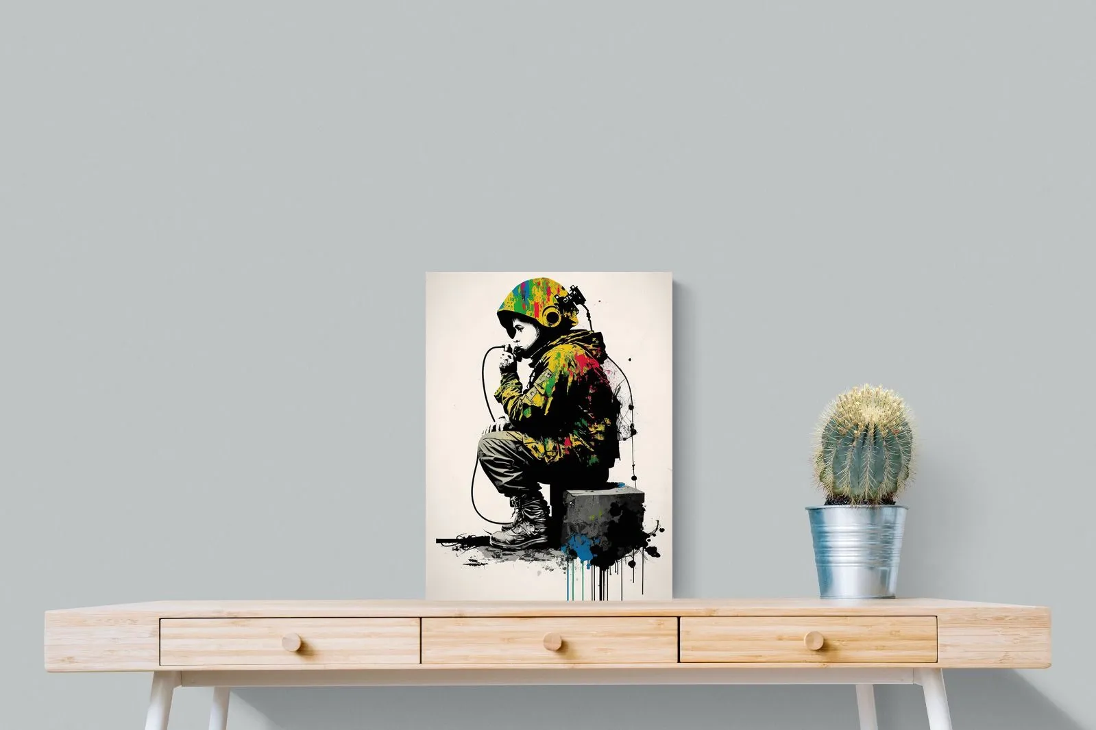 Banksy Astronaut