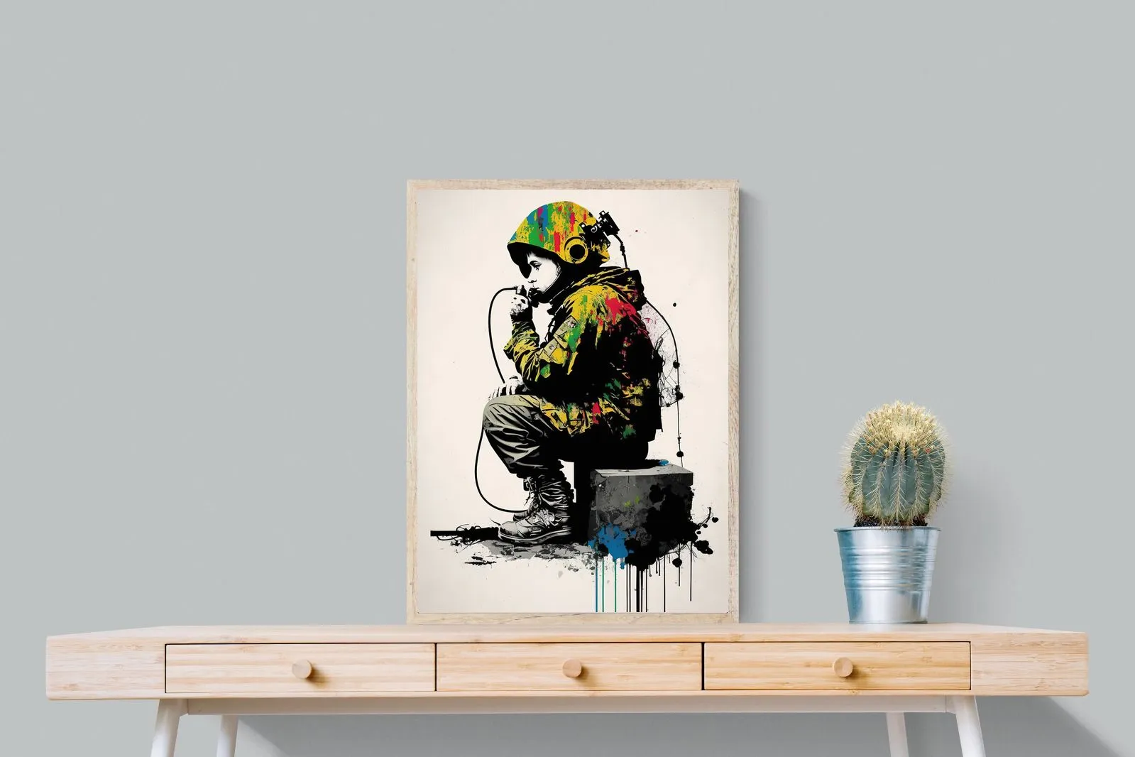 Banksy Astronaut