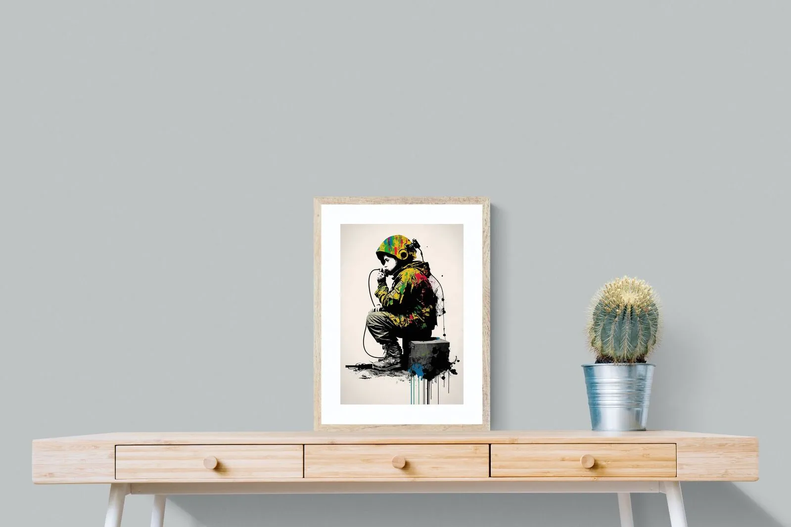 Banksy Astronaut