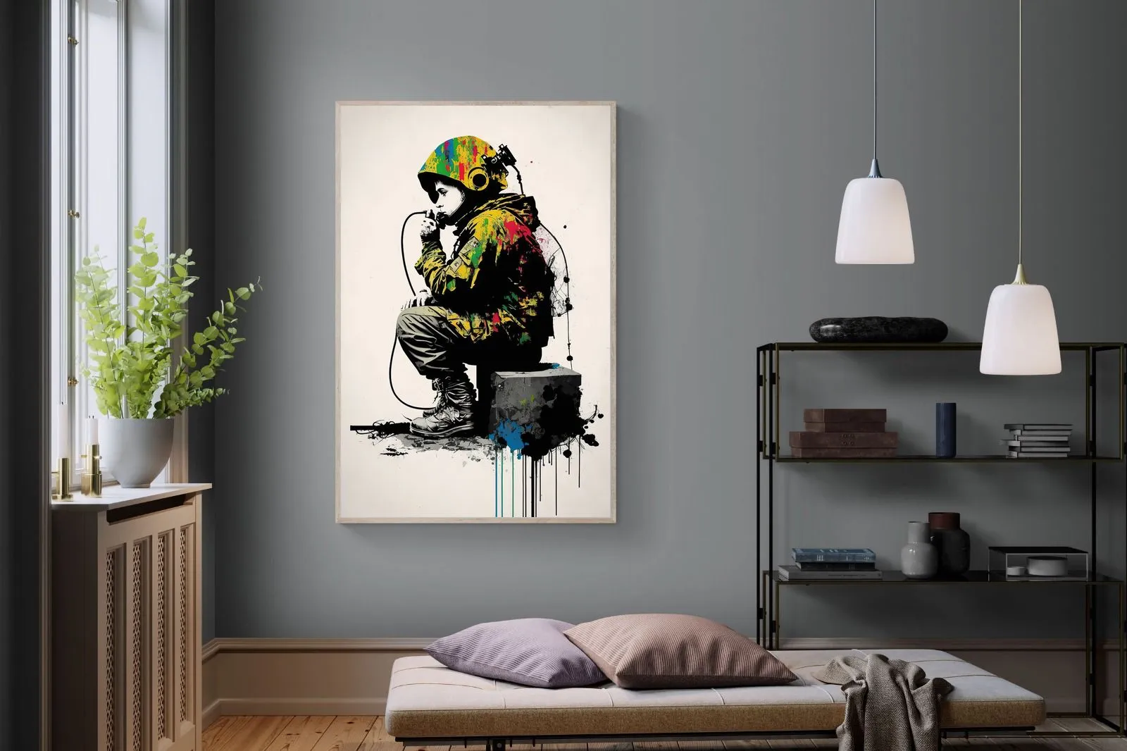 Banksy Astronaut