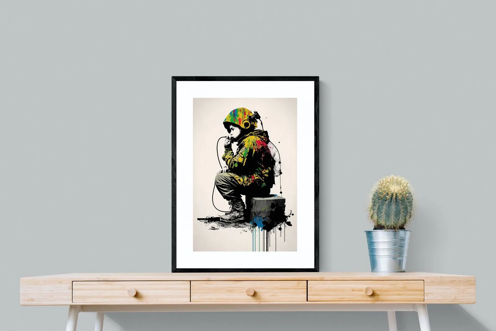 Banksy Astronaut