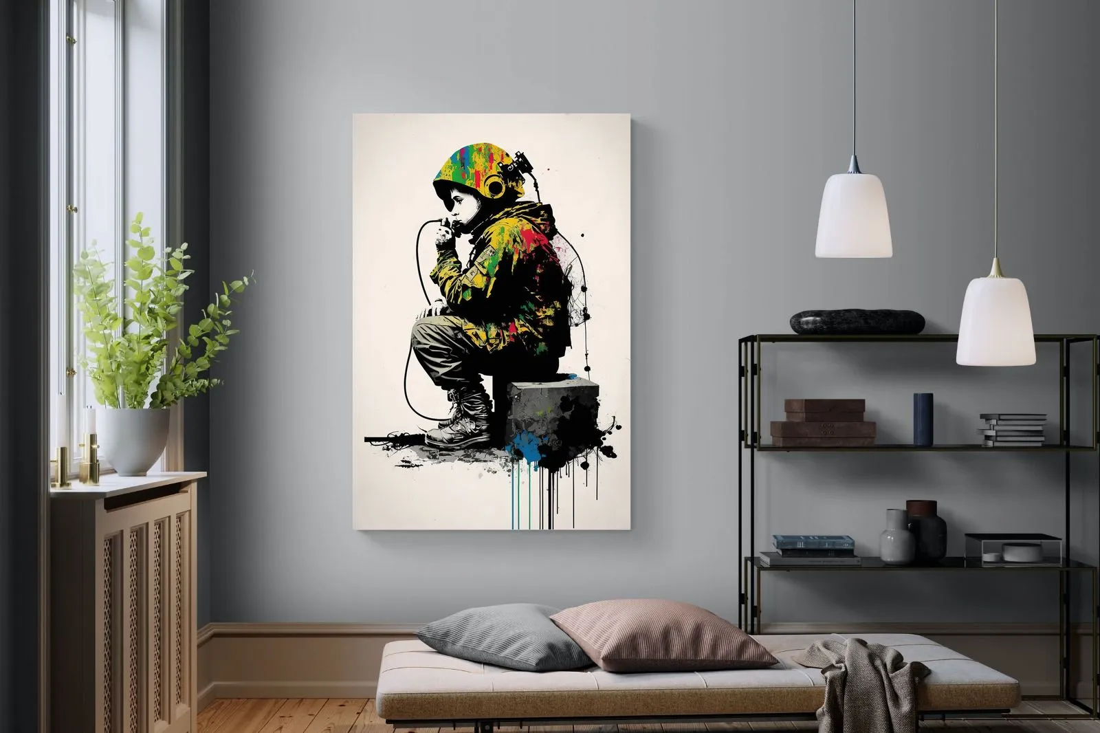 Banksy Astronaut