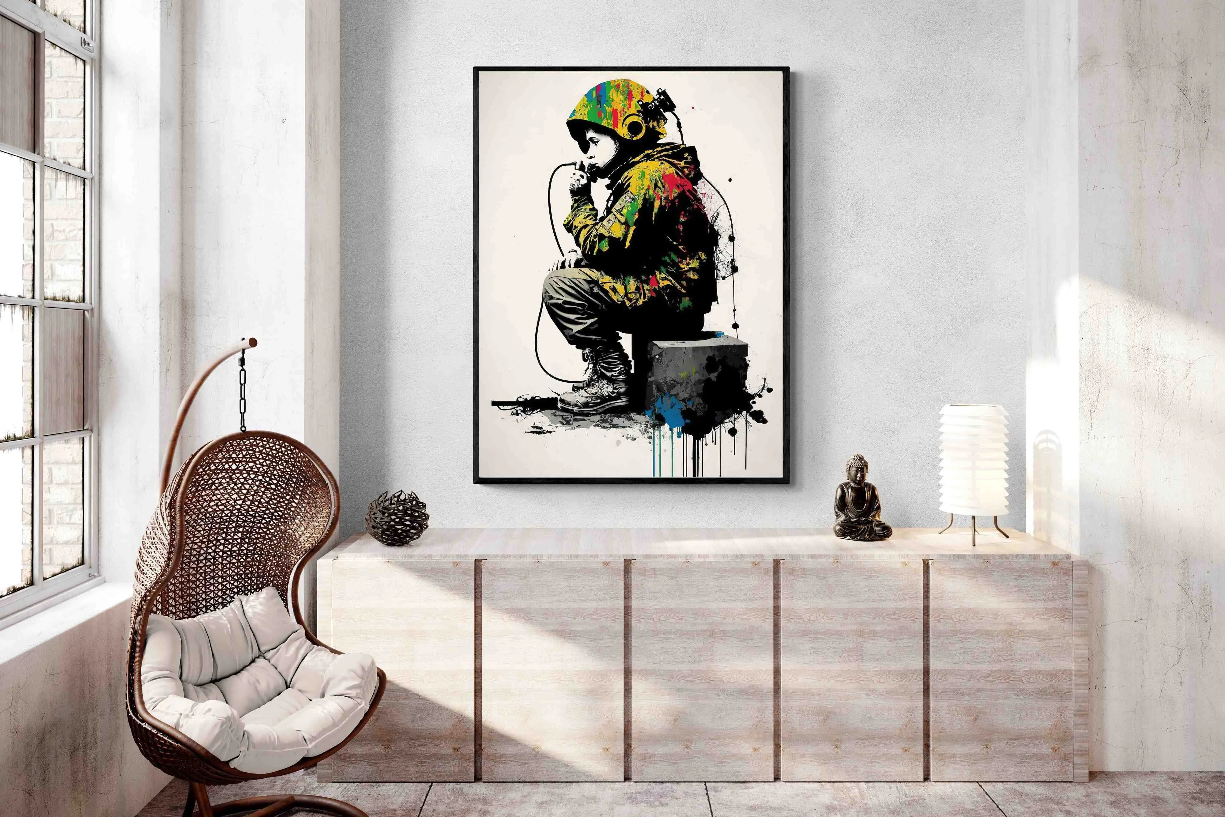 Banksy Astronaut