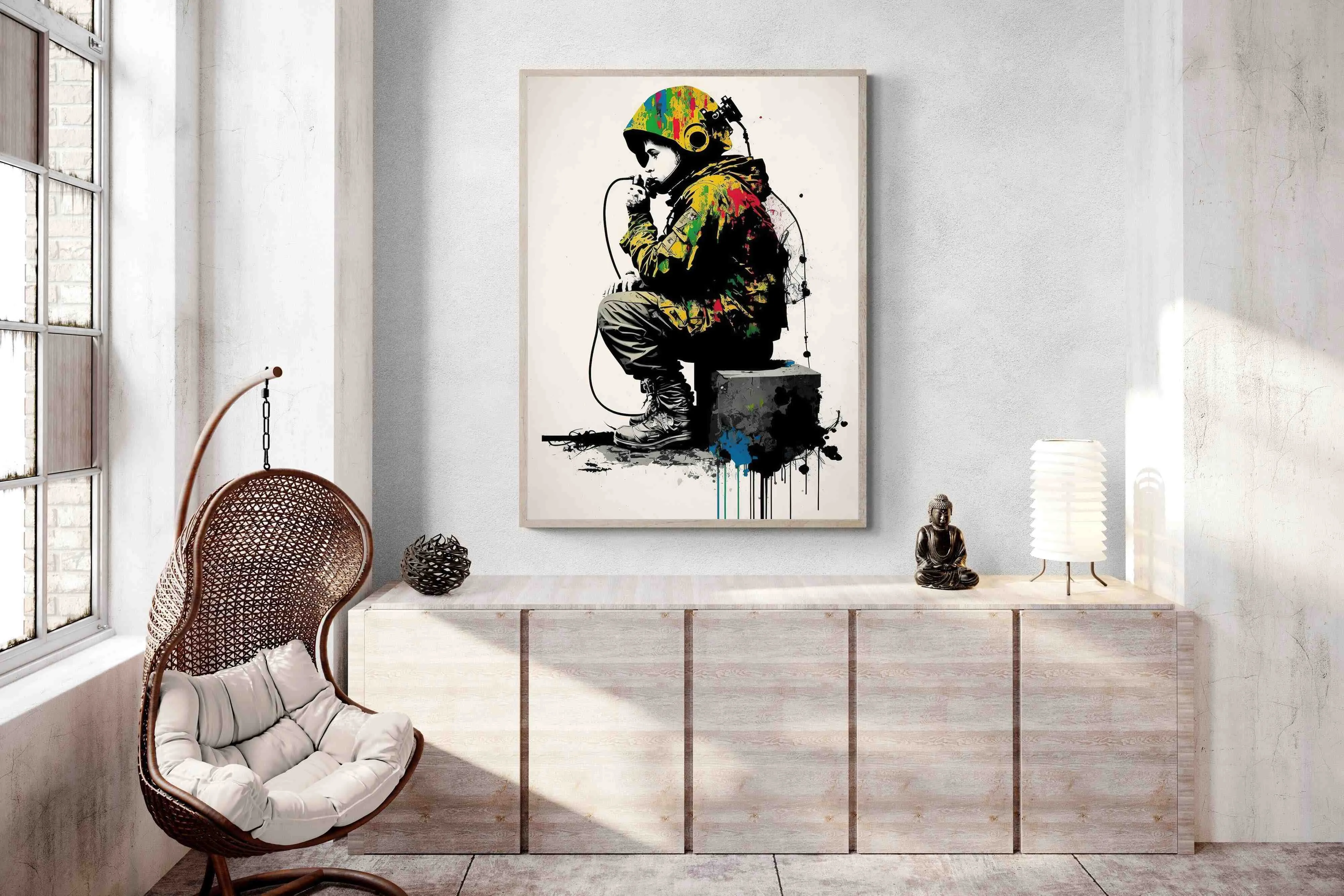 Banksy Astronaut