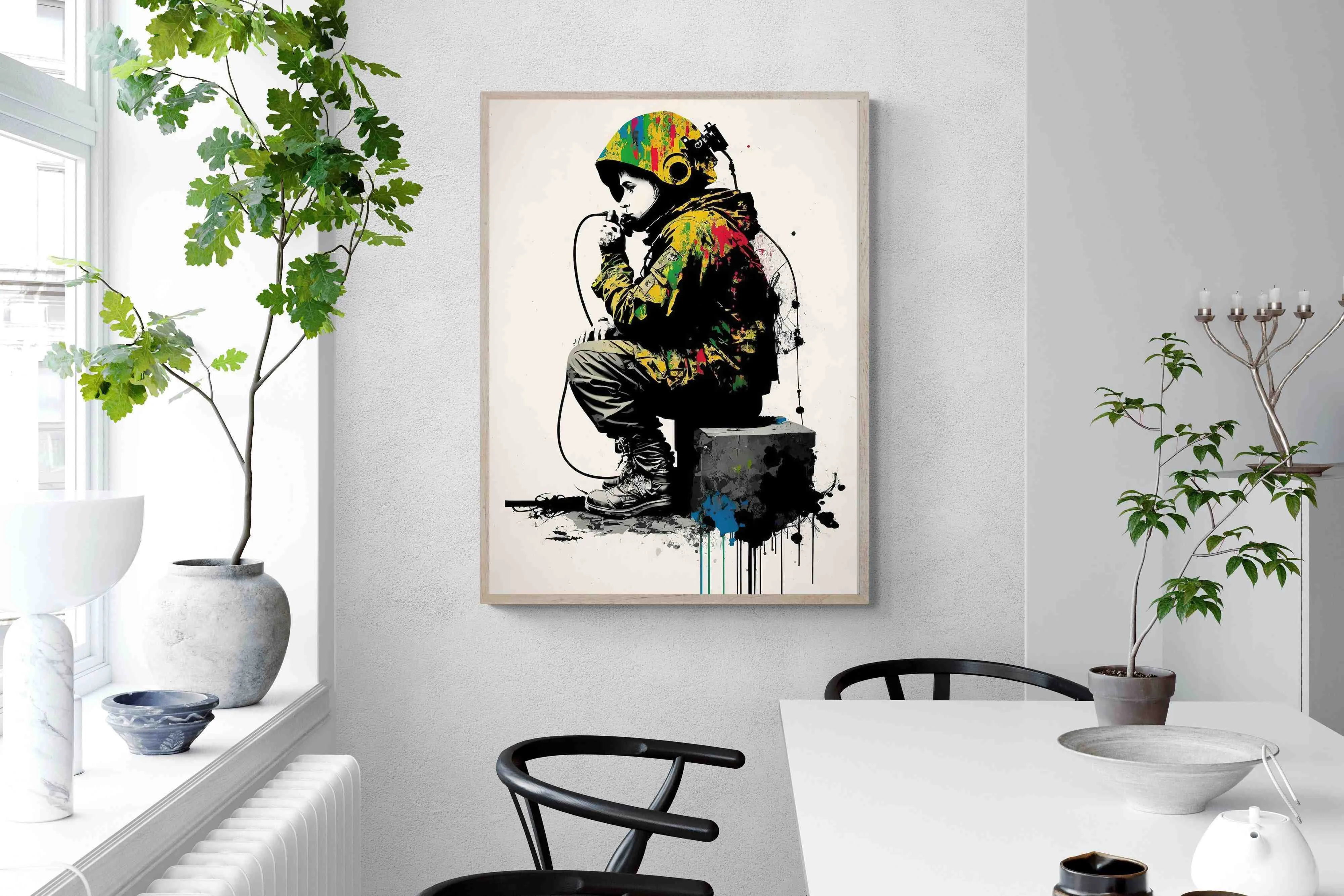 Banksy Astronaut