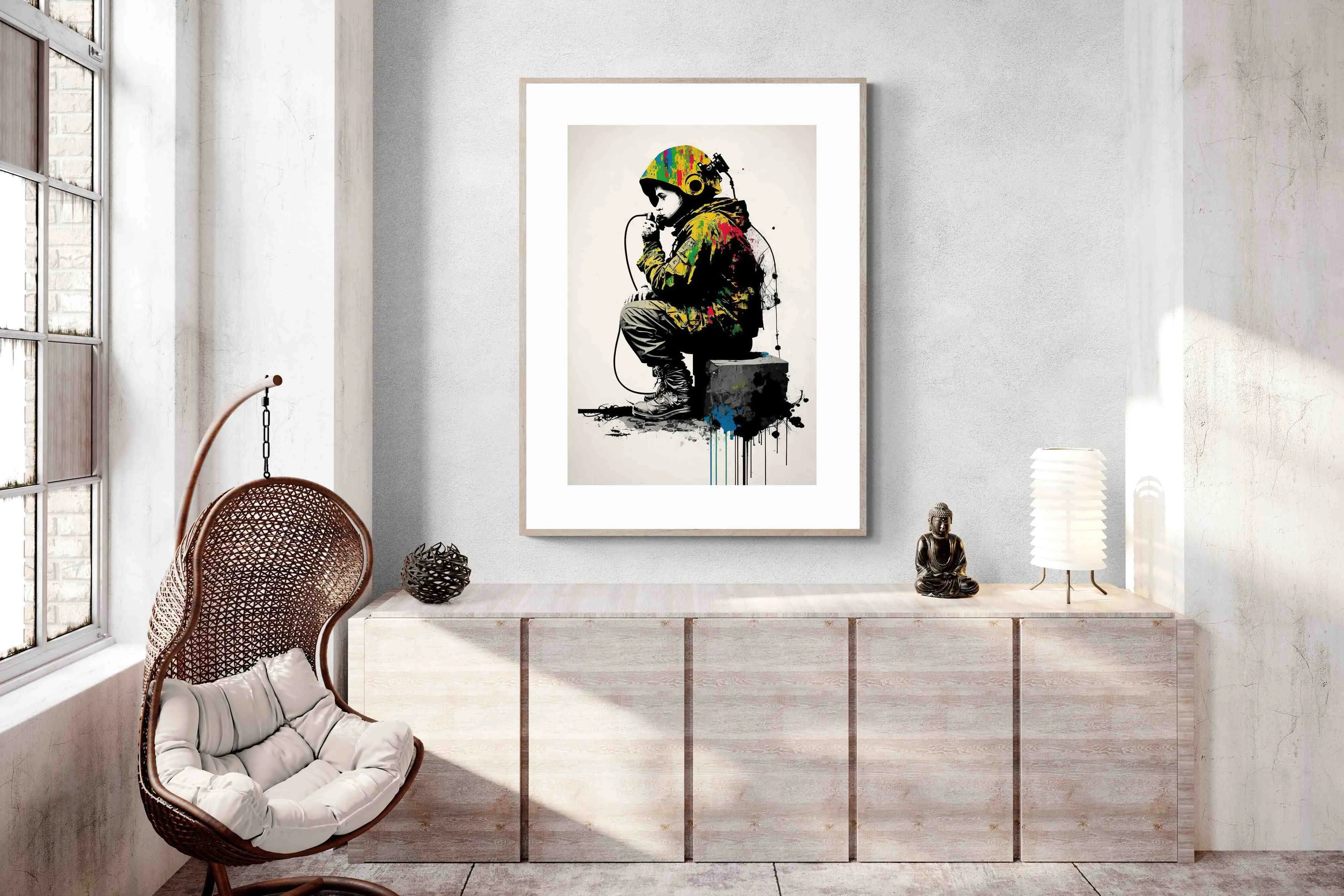 Banksy Astronaut