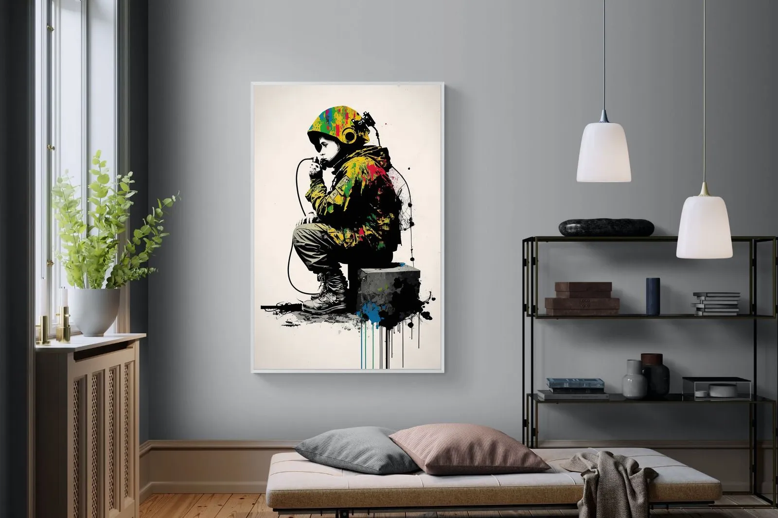 Banksy Astronaut