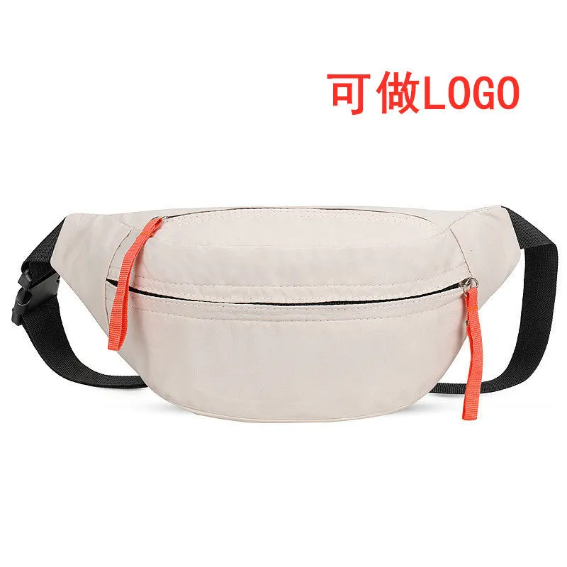 DUNNMALL New Fashion Chest Bag Men's and Women's Sports Waist Bag Casual Korean Style Shoulder Bag Wholesale Messenger Bag College Student Canvas Bag