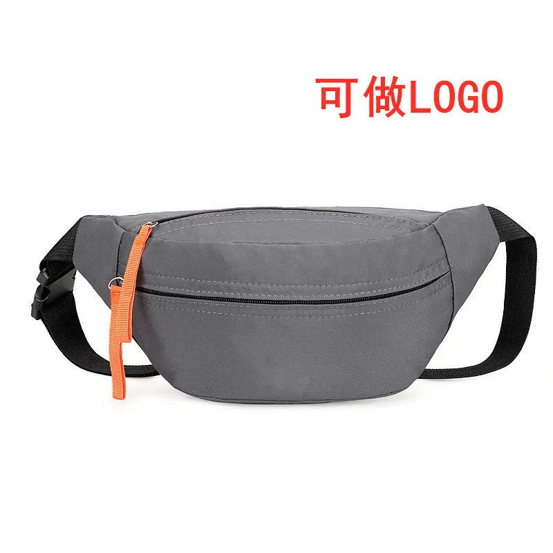 DUNNMALL New Fashion Chest Bag Men's and Women's Sports Waist Bag Casual Korean Style Shoulder Bag Wholesale Messenger Bag College Student Canvas Bag