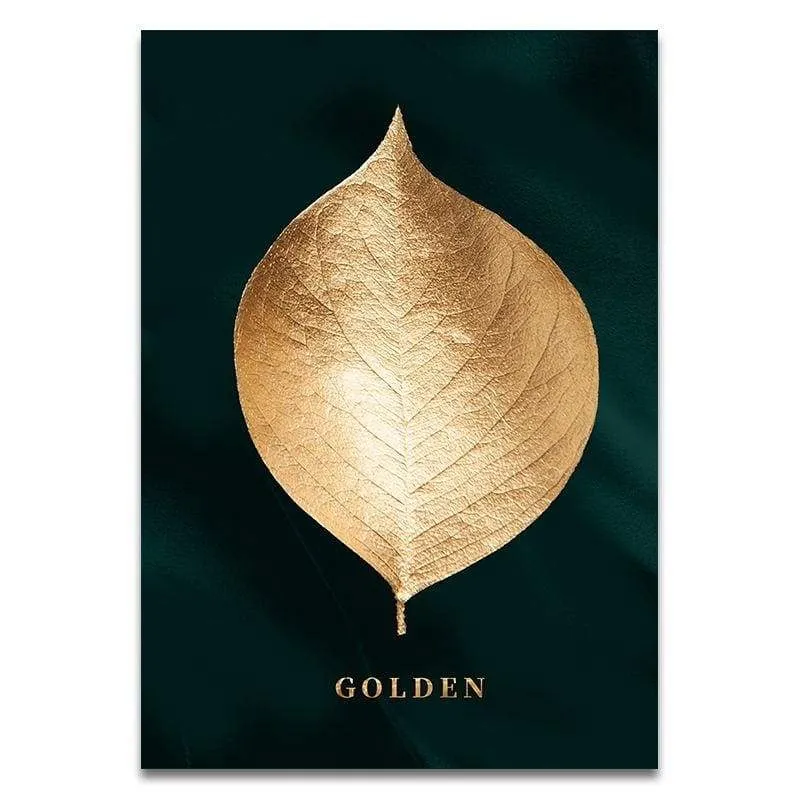 Golden Plant Leaves