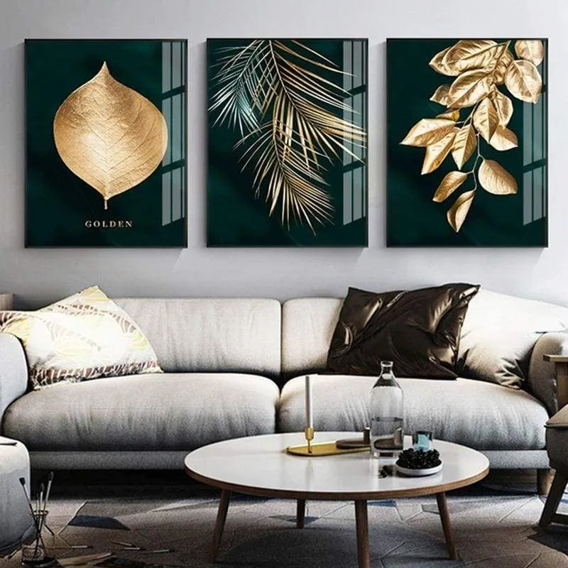 Golden Plant Leaves