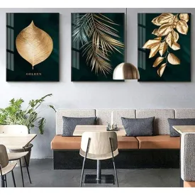 Golden Plant Leaves