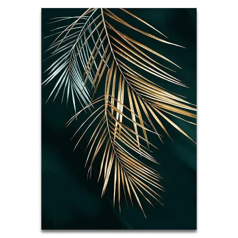 Golden Plant Leaves