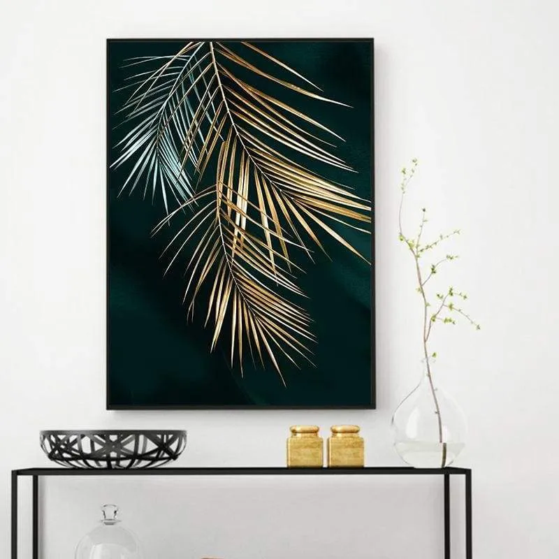 Golden Plant Leaves
