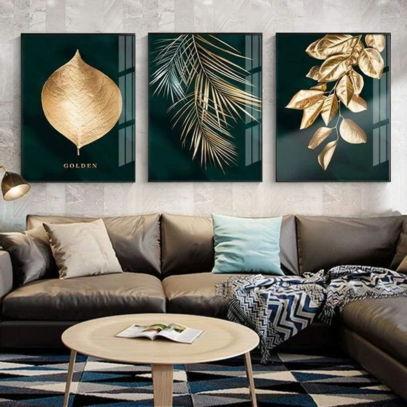 Golden Plant Leaves
