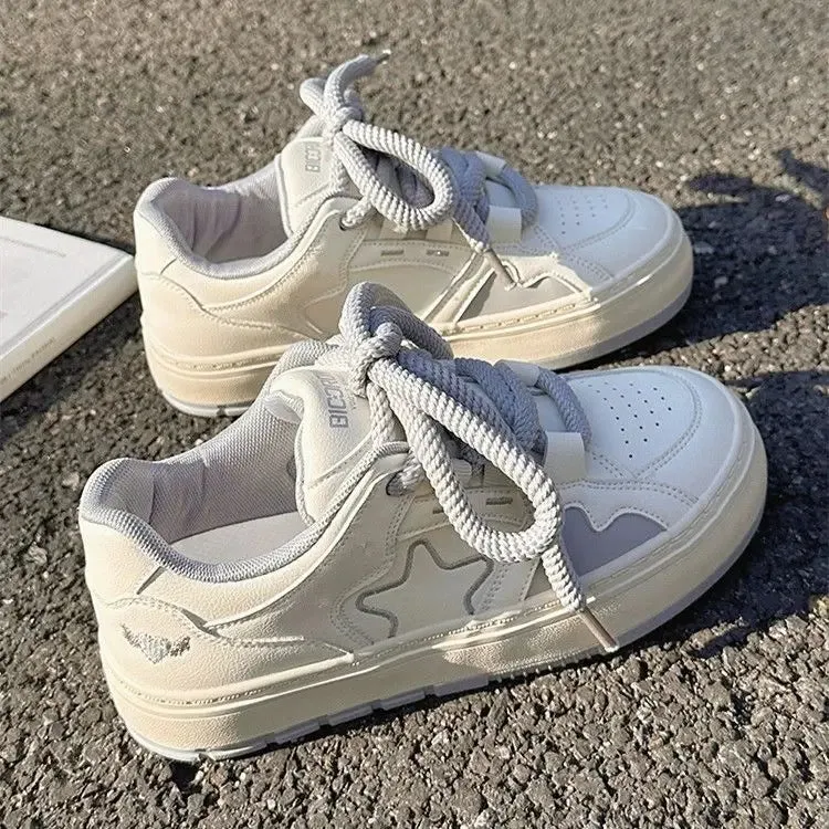 Hnzxzm Women Vulcanize Shoes Platform Sneakers Skateboard Tennis Female Flats Casual Lolita Spring Summer 2024 Korean Footwear