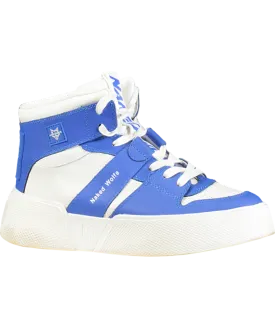 Naked Wolfe White Phantom High-top Leather Trainers UK 6 EU 39 👠