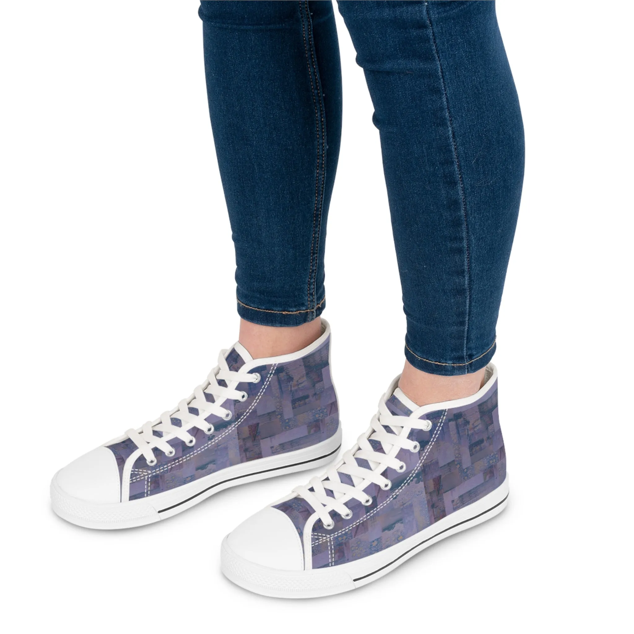 Shoes: A patchwork Art High Tops