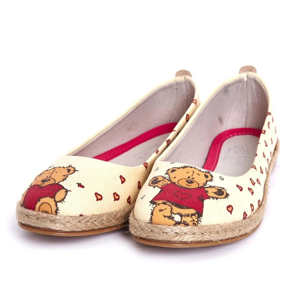 Teddy Bear Ballerinas Shoes FBR1209