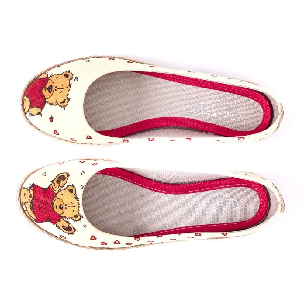 Teddy Bear Ballerinas Shoes FBR1209