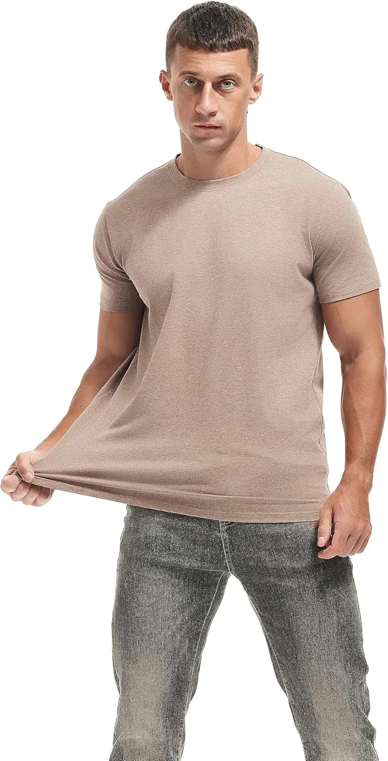 VEIISAR Crew Neck Tees Premium Men's T-Shirts - Soft and Fit Mens T-Shirt - Casual Stylish Tee for Men S - 4XL