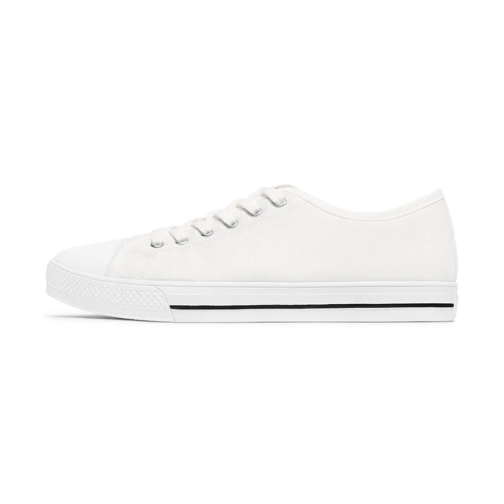 Women's Low Top Sneakers with Ethereum Logo design (shipped to USA & Canada)