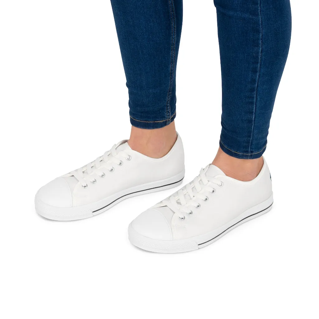 Women's Low Top Sneakers with Ethereum Logo design (shipped to USA & Canada)